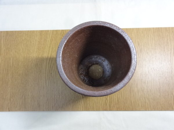 画像4: 伝市鉢 のぼり窯シャジン鉢4号(18) (4)