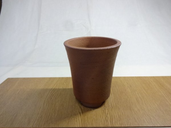 画像2: 伝市鉢 のぼり窯シャジン鉢4号(20) (2)